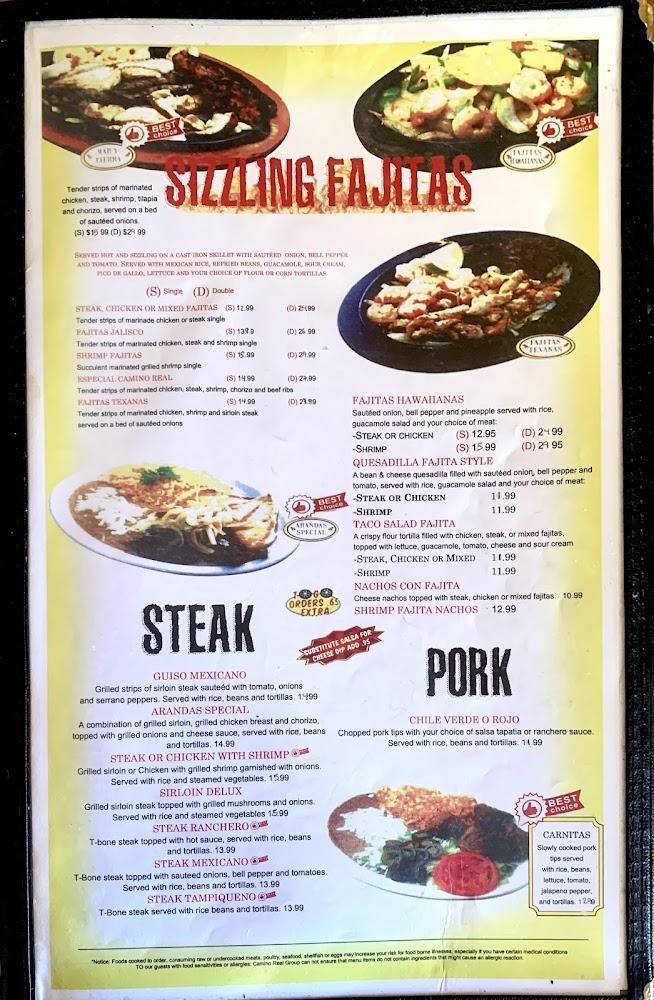 La Ranchera Mexican Restaurant Menu image 3